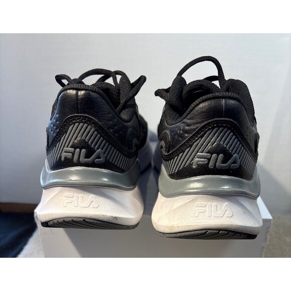 Fila Suspence Shoes Wm Size 8 Men 6.5  Black White Athletic Sneakers - Picture 7 of 12